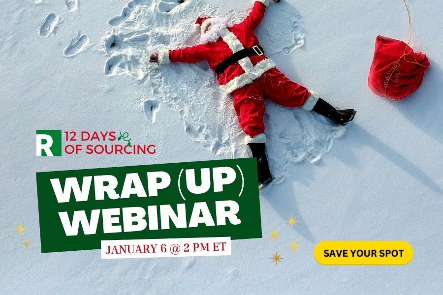 12 Days of Sourcing Wrap (Up) Webinar